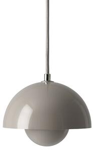Függőlámpa &Tradition, Flowerpot VP10, dimmable, Szürke, Nappali, Fém, Dizájn