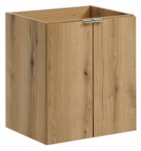 Mosdókagyló alatti szekrény NOVA tölgy 82-50-2D | 50 cm ajtóval