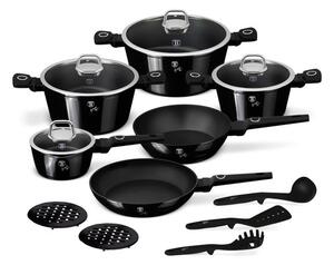 BerlingerHaus 15 részes edénykészlet Black Vantage Collection(BH/8232)