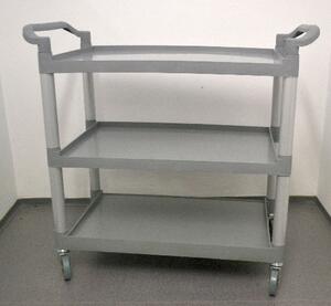 ZSÚRKOCSI 3 SZINTES 107*50*97CM PP