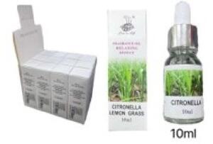 AROMATERÁPIÁS ILLÓOLAJ CSEPEGTETŐ CITROMFŰVEL 10ML DISPLAY:12DB