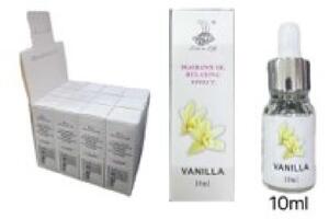 AROMATERÁPIÁS ILLÓOLAJ CSEPEGTETŐ VANÍLIÁVAL 10ML DISPLAY:12DB