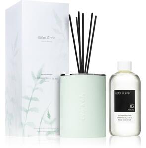 Ester & erik room diffuser wild mint & cut grass (no. 03) aroma diffúzor töltelékkel 300 ml