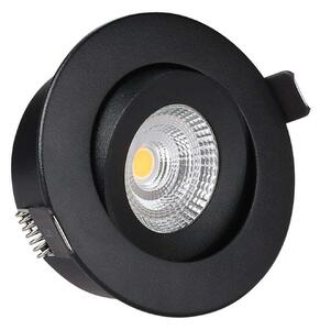 Spotlámpa ANTIDARK, dimmable, Fekete, Nappali, Fém