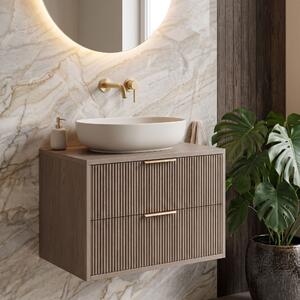 Mosdószekrény Rea Mono 60cm Grey Oak