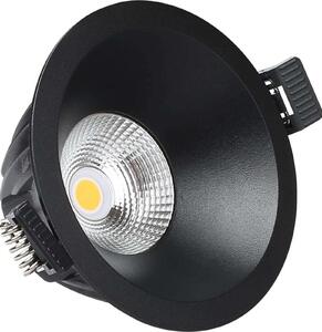 Spotlámpa ANTIDARK, dimmable, Fekete, Nappali, Fém