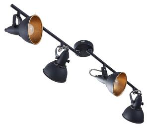 Mennyezeti Lámpa Lindby, Julin, dimmable, Fekete, Nappali, Fém, Modern
