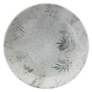 18 részes porcelán étkészlet fehér-antracit