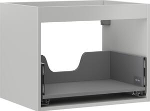 Mexen Box-A, fali szekrény 60 cm, 1 fiók, matt szürke, 91AX0-0600-470-1-62