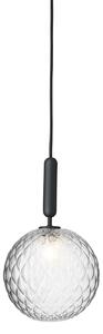 Függőlámpa Nuura Aps, Miira 1 Large, dimmable, Átlátszó, Nappali, Üveg, Dizájn