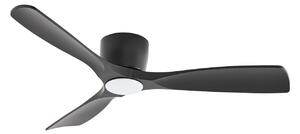 Lucande Smart LED mennyezeti ventilátor Moneno, fekete, DC, Tuya Lucande, Moneno, dimmable, Fekete, Nappali, Fém, Modern