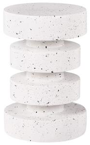Kisasztal BIVONGI 30 cm 30 cm Fehér terrazzo