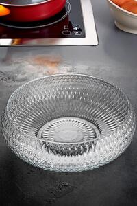 26 cm üveg salátástál