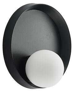 Fali Lámpa Lucande, Andelina, dimmable, Fekete, Nappali, Fém, Dizájn