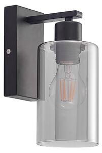 Fali Lámpa Lindby, Emavi, dimmable, Fekete, Nappali, Fém, Modern