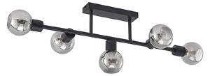 Mennyezeti Lámpa Lindby, Biscala, dimmable, Fekete, Nappali, Fém, Vintage