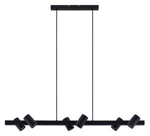 Függőlámpa Lindby, Savoli, dimmable, Fekete, Nappali, Fém, Modern
