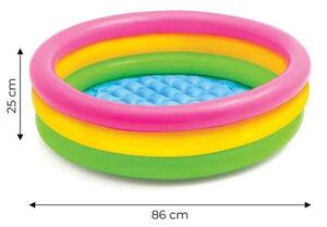 Intex Sunset Glow Felfújható gyerek medence - 86 x 25 cm