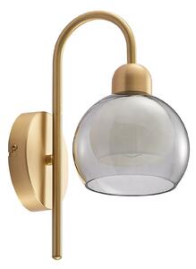 Fali Lámpa Lucande, Mylah, dimmable, Arany / Sárgaréz, Nappali, Fém, Vintage