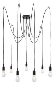 Függőlámpa Paulmann, Neordic Ketil, dimmable, Fekete, Nappali, Műanyag, Skandináv