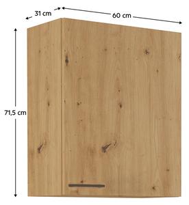 Felső konyhaszekrény Meriel 60 G-72 1F (artisan tölgy)