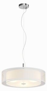 Függőlámpa Lindby, Pikka, dimmable, Fehér, Nappali, Szövet / Textília, Modern
