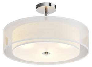 Mennyezeti Lámpa Lindby, PIKKA, dimmable, Fehér, Nappali, Szövet / Textília, Modern