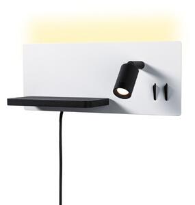 Fali Lámpa Paulmann, Serra, dimmable, Fekete, Hálószoba, Sárgaréz, Modern