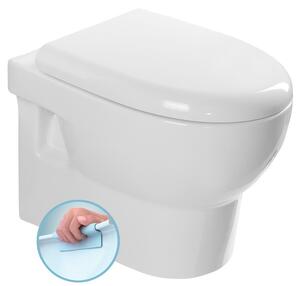 Aqualine, ABSOLUTE fali WC csésze, Perem nélküli, 50x35 cm, fehér, 10AB02002