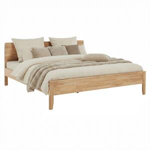 Franciaágy 180 cm Novedades (természetes) (ágyráccsal)