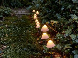 Kerti LED lámpák MUSHROOMS 20 db, 380 cm