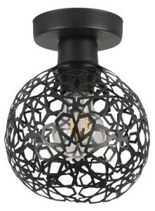 Selcuklu MR-788-S-P fekete fém függőlámpa, Ø17 cm