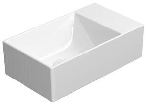 GSI GSI, KUBE X kerámia mosdókagyló 40x23 cm, fehér ExtraGlaze, 9484011