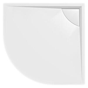 Polysan Polysan, LUSSA öntött márvány zuhanytálca füllel, negyed kör 90x90x4cm, R550, 71602