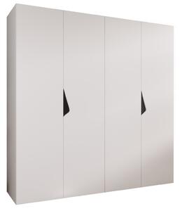 SZANDI 1 gardróbszekrény 200x202x52 - fehér