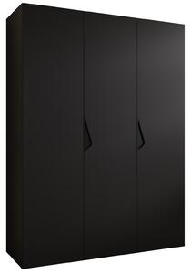 SZANDI 1 gardróbszekrény 150x202x52 - fekete