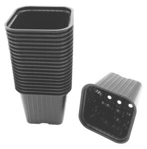 Ültetőcserepek, műanyag 6x7x7cm, 20 db-os szett