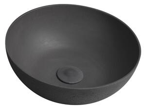 Sapho Sapho, FORMIGO beton munkalap mosogató, átmérő 39 cm, antracit, FG316