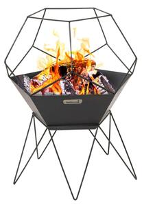 Barbecook BC-WOO-6013 Jura tűzrakó kosár, festett acéllemez, 60x60x75cm