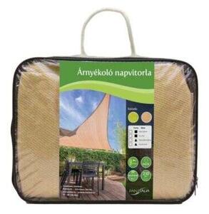 Napvitorla négyzet 5x5 homok Polyethylén 230g/m2