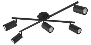 Mennyezeti Lámpa Lindby, Joffrey, dimmable, Fekete, Nappali, Fém, Modern