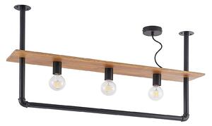 Mennyezeti Lámpa Lindby, Kirista, dimmable, Fekete, Nappali, Fém, Vintage