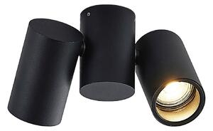 Mennyezeti Lámpa Arcchio, Gesina, dimmable, Fekete, Nappali, Fém, Modern