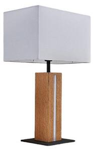 Asztali lámpa Lindby, Garry, dimmable, Fehér, Nappali, Szövet / Textília, Modern