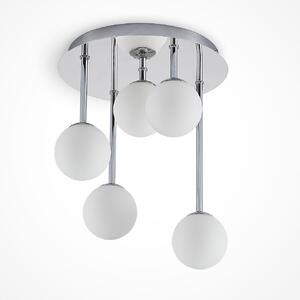 Mennyezeti Lámpa Lindby, Chrissy, dimmable, Fémes, Nappali, Fém, Modern