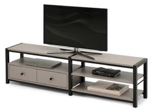 TV asztal/szekrény Empantana (fekete). Akció -18%