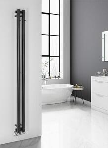Sapho Pilon fürdőszoba radiátor dekoratív 180x12.2 cm fekete IZ124