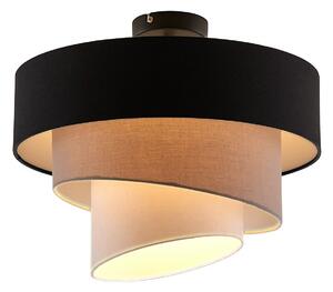 Mennyezeti Lámpa Lindby, Coria, dimmable, Bézs, Nappali, Szövet / Textília, Modern