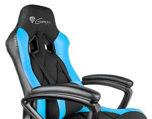 Genesis Nitro330 Gamer szék derékpárnával #fekete-kék