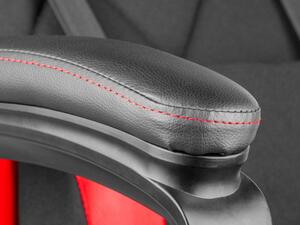 Genesis Nitro330 Gamer szék derékpárnával #fekete-piros